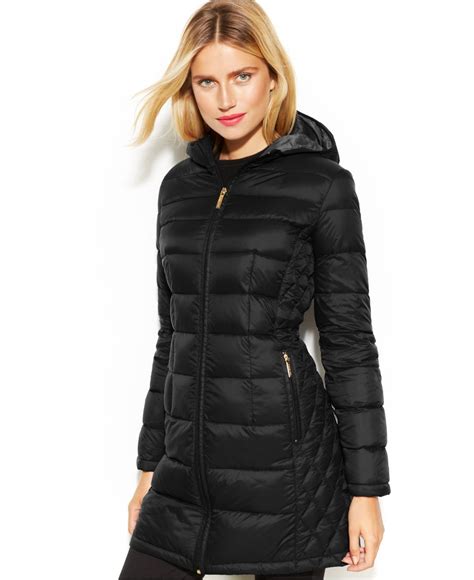 michael kors fupper packable|Michael Kors puffer coat.